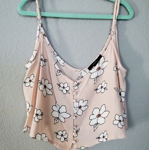 Floral crop top